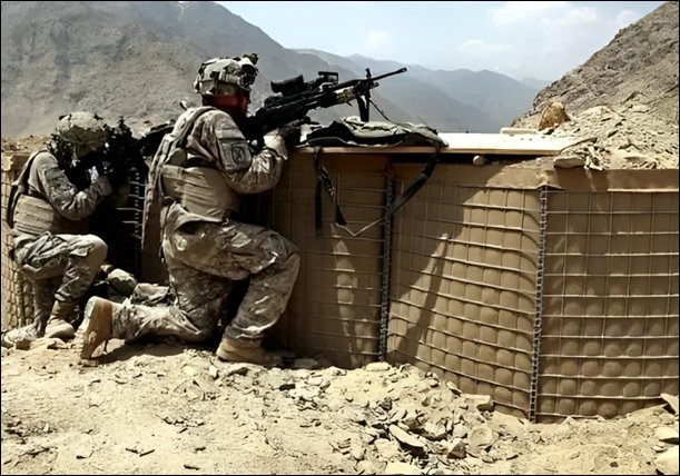 Welded Wire Gabions for Military fortification and defence