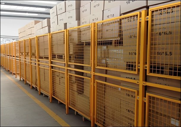 Wire Mesh Partitions for Storage and Containment
