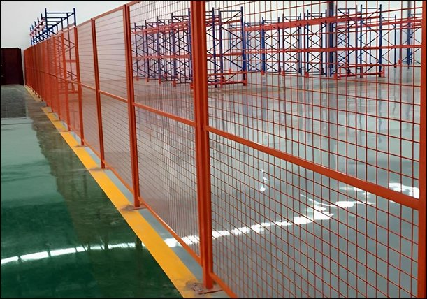 Wire Mesh Partitions for Area Definition