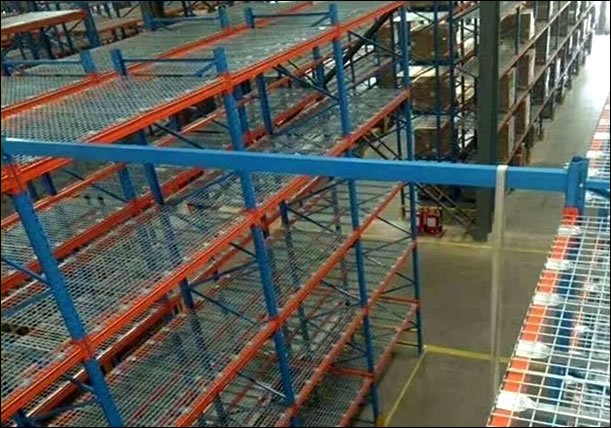 Wire shelving rack units of 5 layer welded wire panel